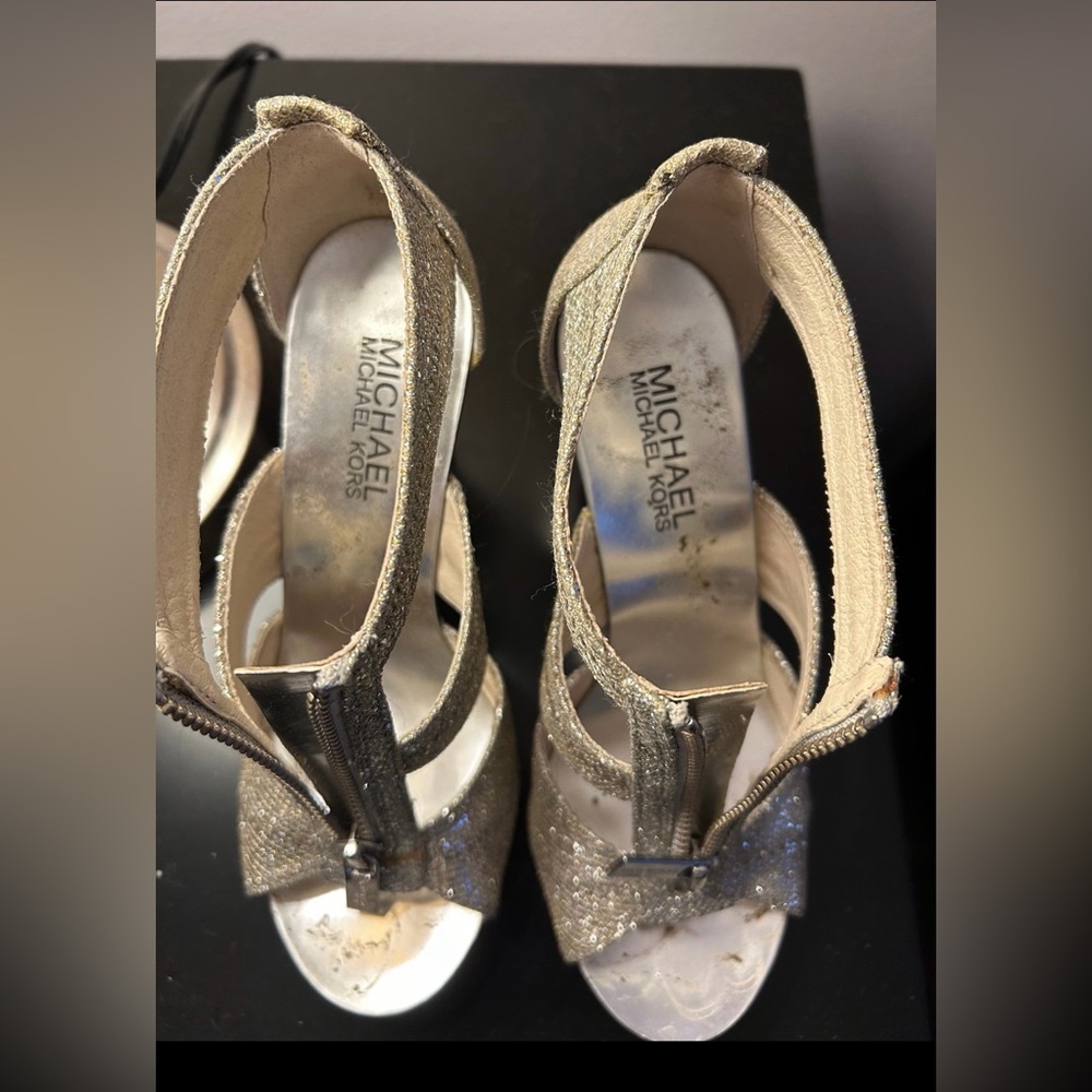 Michael by Michael Kors sparkly heels